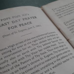 Prayer for Peace by Benedict XV