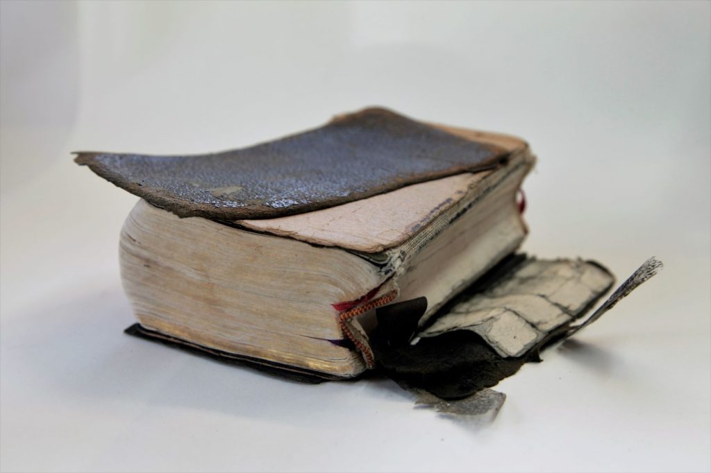 Daily Missal with loose front cover and broken spine